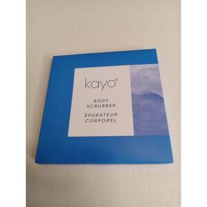 Kayo Body Scrubber Exfoliate Soft Silicone NIB